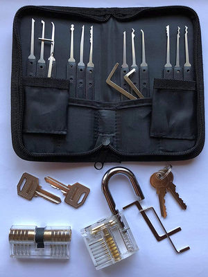 24PC Serraio forniture serratura in acciaio inossidabile Pick Up Set per la comodità di apertura serratura