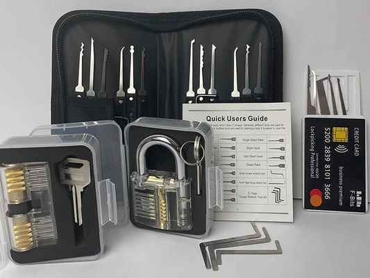 24PC Serraio forniture serratura in acciaio inossidabile Pick Up Set per la comodità di apertura serratura