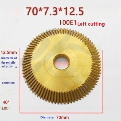 Defu 100E1 Disco di taglio chiave Lama dura e resistente per la duplicazione chiave sinistra/destra