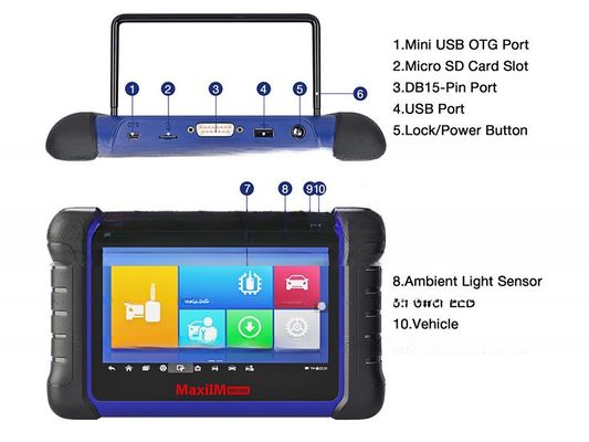 Autel IM508 XP200 Programmatore chiave e rilevatore di corrispondenza anti-furto per modelli universali