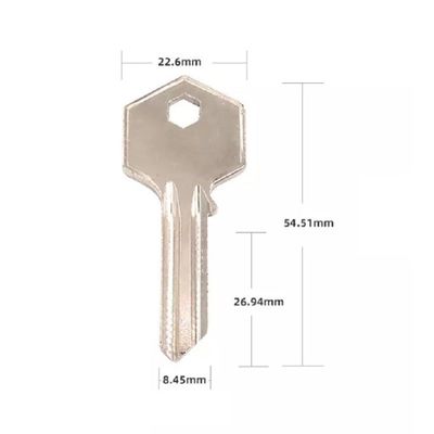 Chiave di porta in ottone in lega di zinco personalizzata con supporto OEM e logo personalizzato