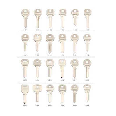 Chiave di porta in ottone in lega di zinco personalizzata con supporto OEM e logo personalizzato