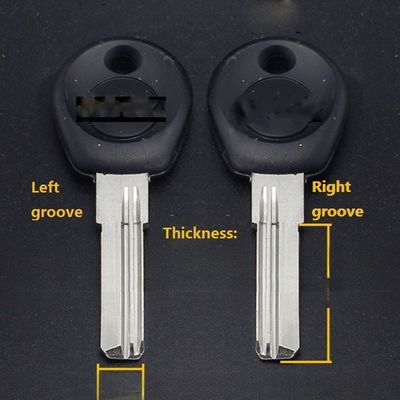 Mercato del Medio Oriente ABS Metal Double Slot Door Lock con maniglia di gomma e chiave in ottone