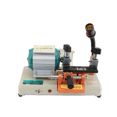 120W Potenza del motore Defu 238RS Macchina di taglio orizzontale per chiavi per materiali ABS e acciaio