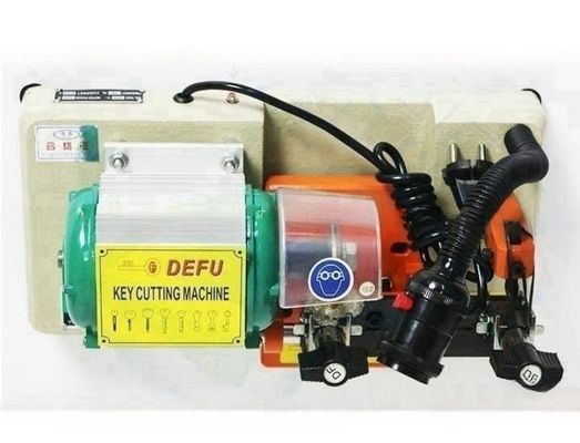 120W Potenza del motore Defu 238RS Macchina di taglio orizzontale per chiavi per materiali ABS e acciaio