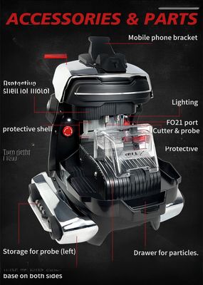 Motore DC senza spazzole Magic TANK 2M2 MAX CNC Automatic Key Cutting Machine per chiavi a gropa
